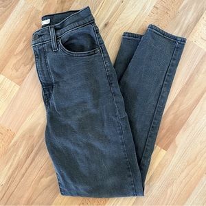 Levi’s High Waisted Mom Jeans in Faded Black